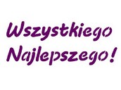 Szablon zmywalny 12x15cm  Wszystkiego Najlepszego